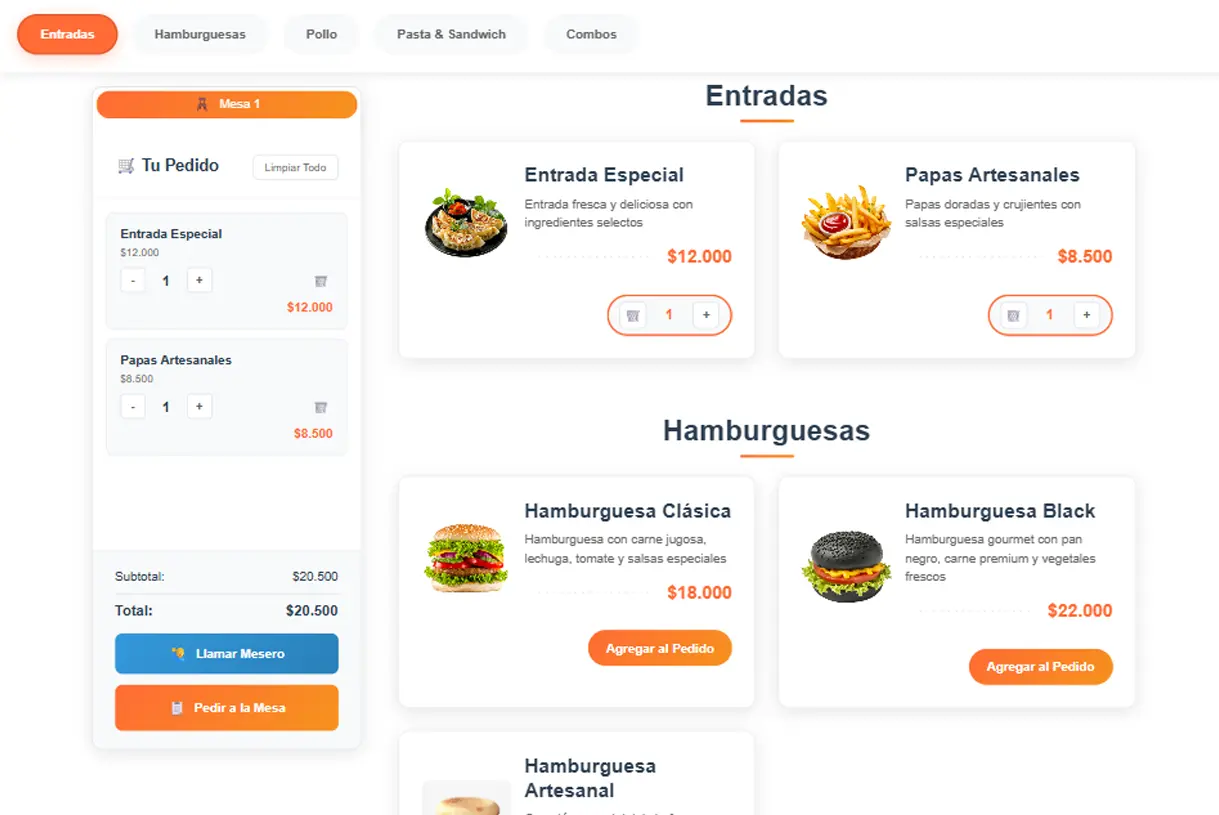 Menu Preview